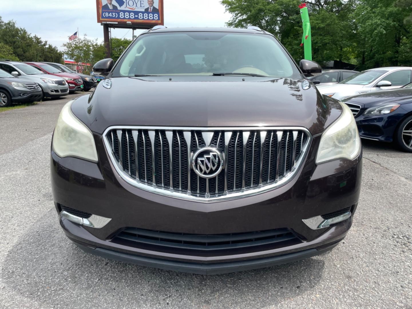 2016 BROWN BUICK ENCLAVE LEATHER (5GAKRBKD4GJ) with an 3.6L engine, Automatic transmission, located at 5103 Dorchester Rd., Charleston, SC, 29418-5607, (843) 767-1122, 36.245171, -115.228050 - Photo#1